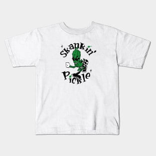 Skankin Pickle Dancing And Skankin Kids T-Shirt